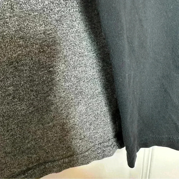 George Long  Sleeved Shirt Zippered Front Pocket Grey & Black Size Extra Large - Picture 14 of 16